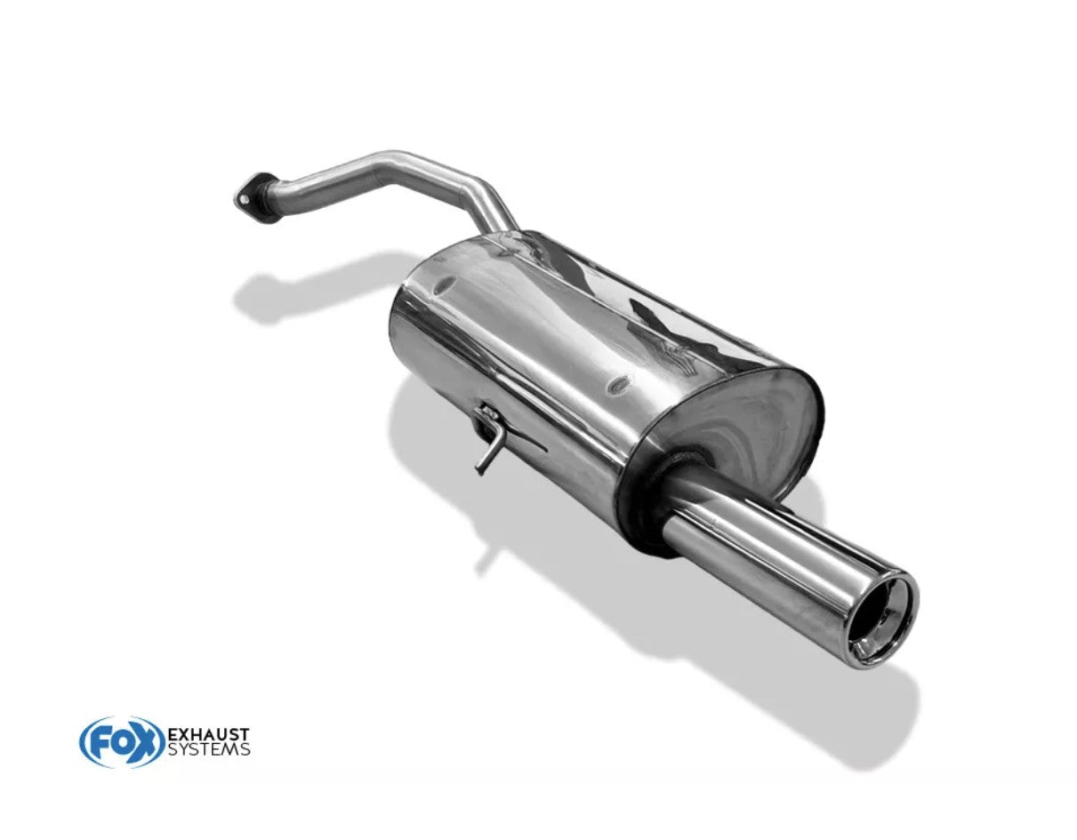 Fox Auspuff Sportauspuff Endschalldämpfer für Alfa Romeo 166 2.0l 110kW
