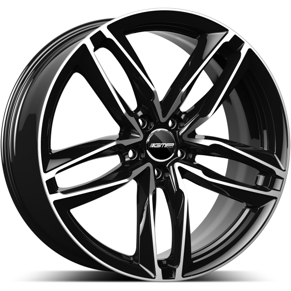 GMP Atom  9x21 ET30 5x112 NB66.5 Black diamond