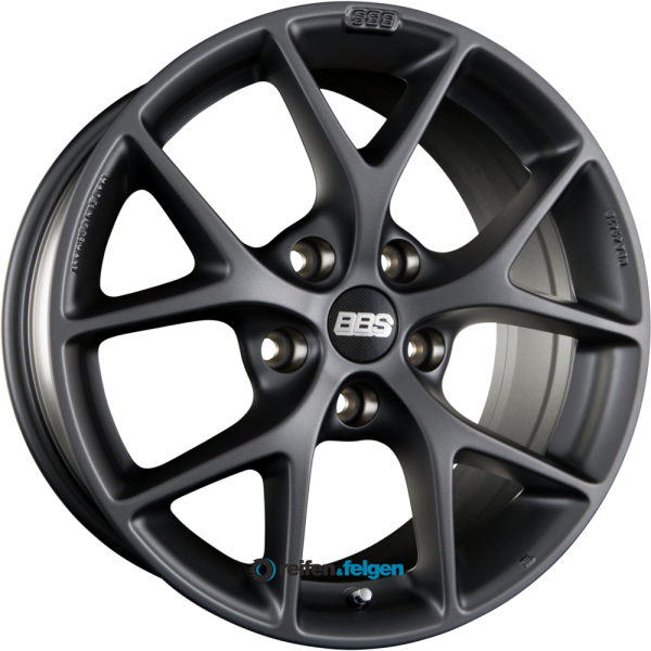 BBS SR 8x18 ET44 5x120 NB82 Himalaya Grau Matt