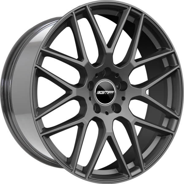 GMP Berghem  9x19 ET48 5x112 NB66.6 Black diamond