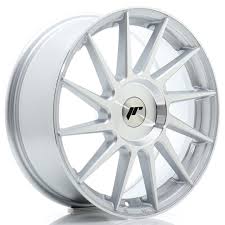 JR Wheels JR22 8x17 ET20-45 BLANK Silver Machined Face