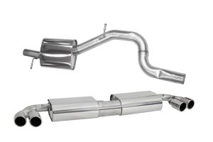 BN Pipes Audi TT 8J Mittel- und Endschalldaempfer