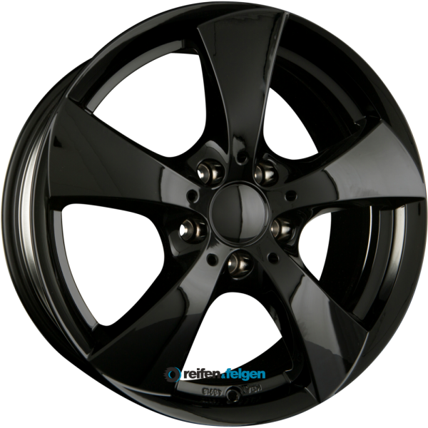 BORBET TB 6.5x16 ET49 5x112 NB66.6 Black Glossy