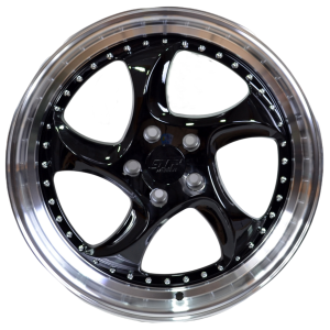 GTP 083 8,5x19 5x112 ET45 Schwarz Poliert GTP WHEELS 8,5x19 ET45 5x112 Alufelge