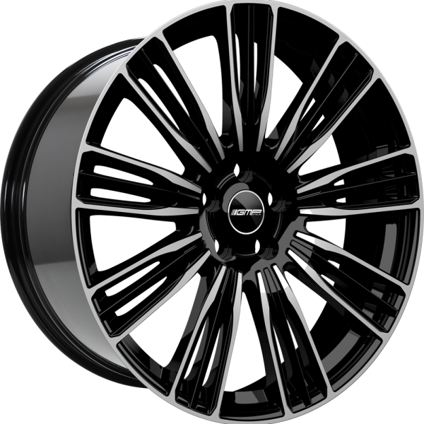 GMP Coventry  9,5x22 ET43 5x120 NB72.6 Black diamond