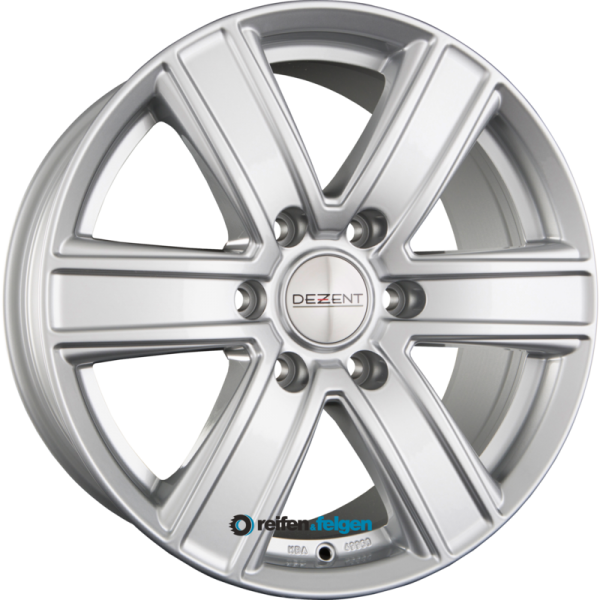 DEZENT TJ 7x16 ET45 6x114.3 NB66.1 Silver