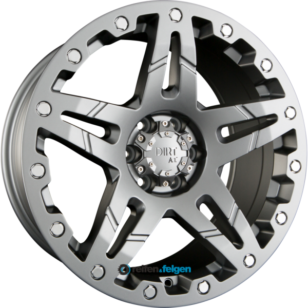 DIRT A.T. D66 9x17 ET25 5x120 NB65.1 Flat Gunmetal