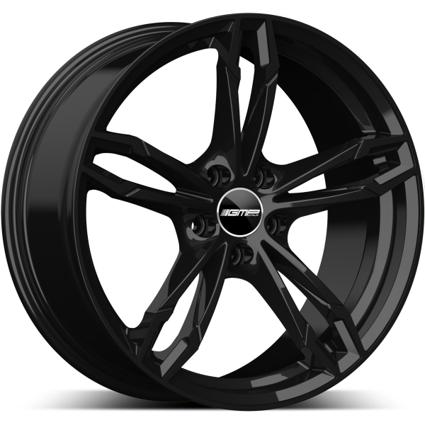 GMP Dea  9x18 ET44 5x120 NB72.6 Black diamond