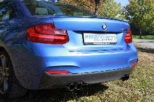 Eisenmann Soundrohr Edelstahl ohne Endrohre passend für BMW F23