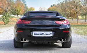 Eisenmann Racing Motorsport Sound Endschalldämpfer Edelstahl Duplex (links/rechts) passend für F12 Limousine / sedan