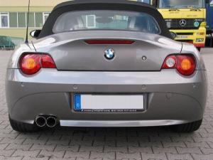 Eisenmann Endschalldämpfer Edelstahl Einseitig passend für BMW Z4
