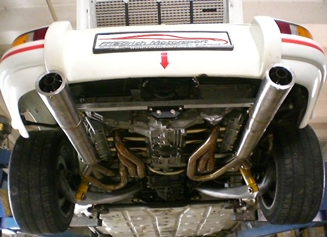 Friedrich Motorsport Edelstahl Fächerkrümmer für Porsche 911 F-Modell 63-08/73