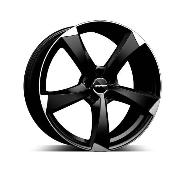 GMP Ican  8,5x19 ET35 5x112 NB66.5 Black diamond