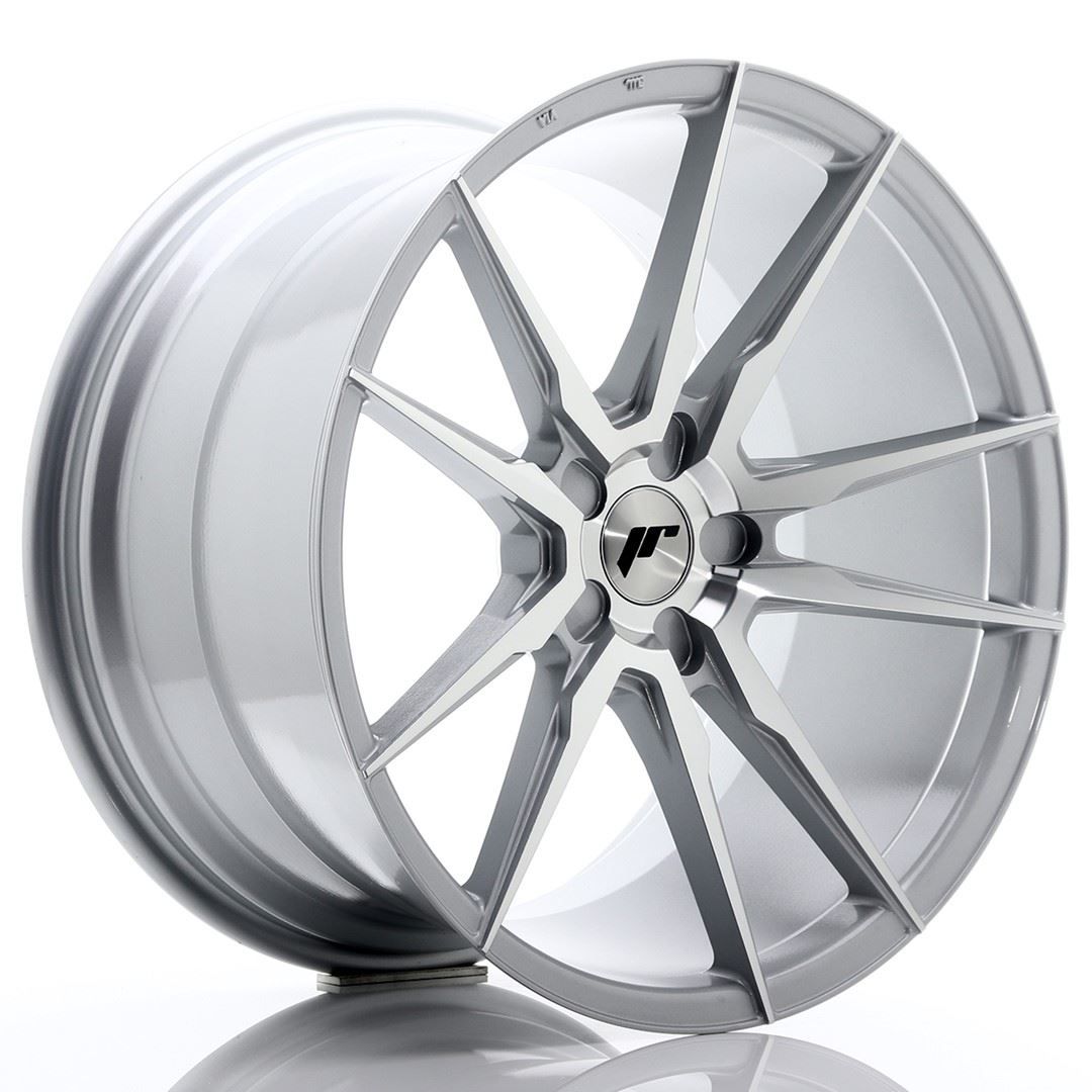 JR Wheels JR21 9x20 ET20-35 5H(5x...) Silver Machined Face