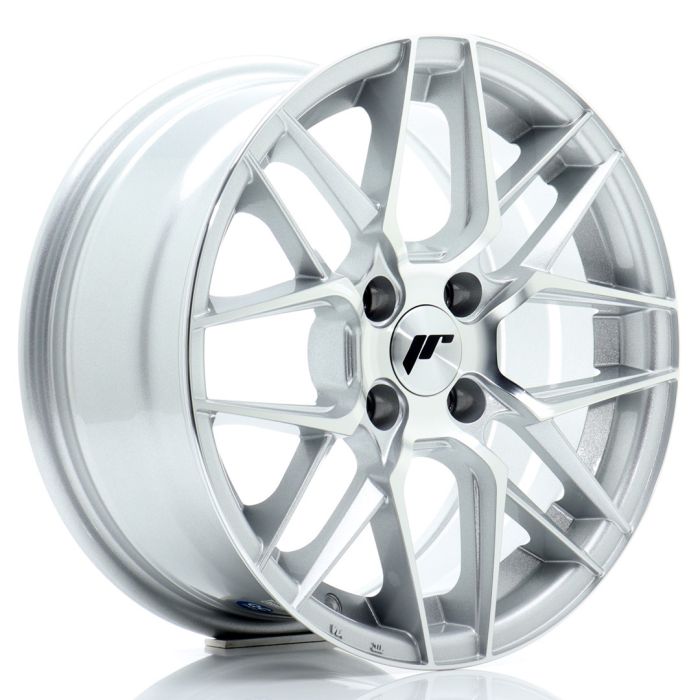 JR Wheels JR28 8x17 ET35 5x100 Silver Machined Face