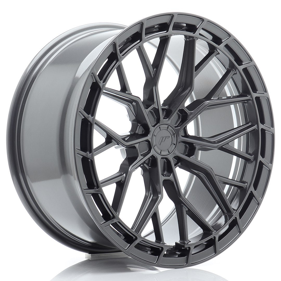 JR Wheels JR48 9x20 ET20-51 Custom PCD Flow Form Hyper Gray