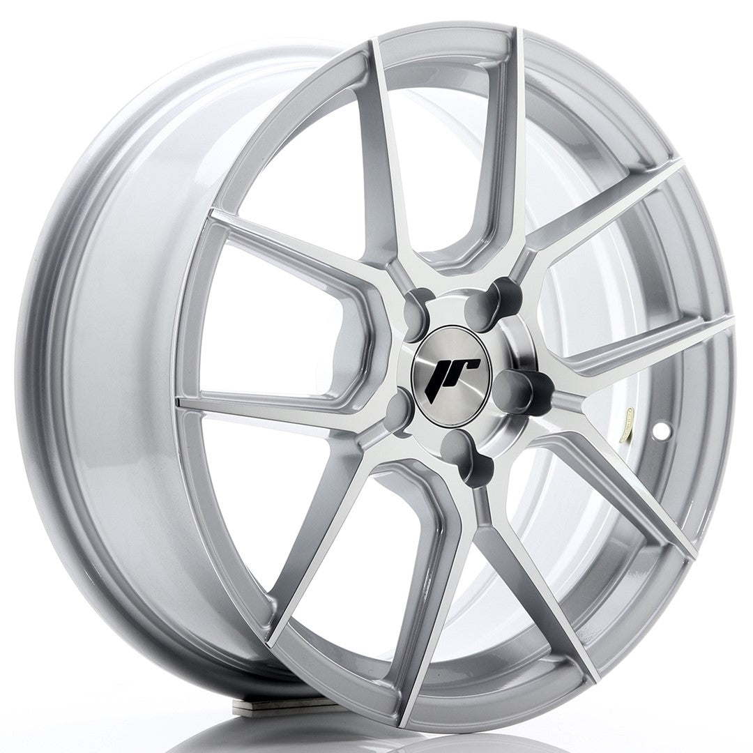 JR Wheels JR30 8x17 ET40 5x112 Silver Machined Face