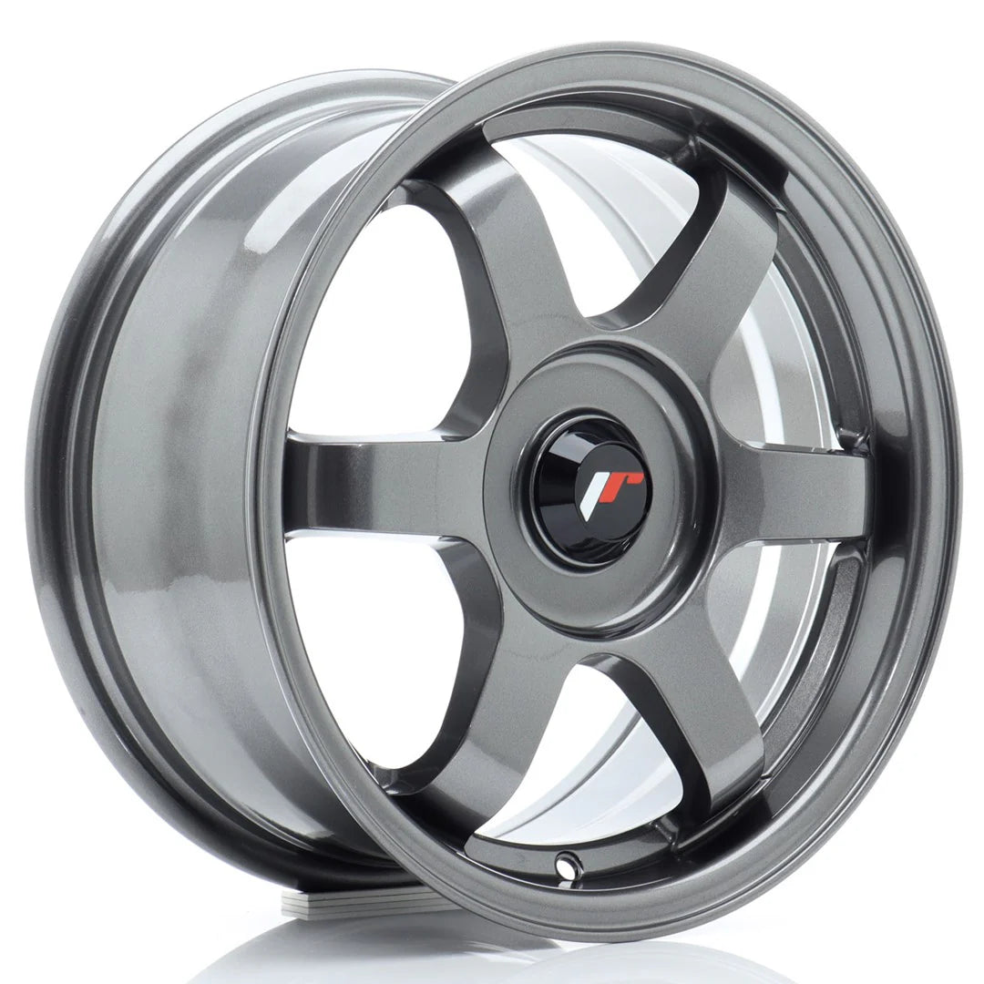 JR Wheels JR3 8x16 ET25 BLANK Gun METal