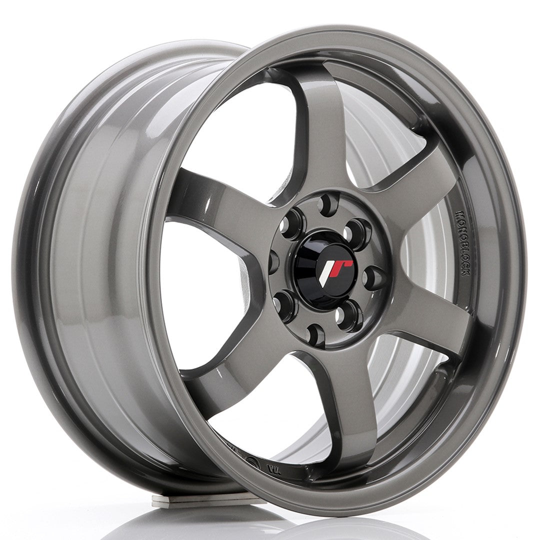 JR Wheels JR3 8x16 ET25 4x100 Gun METal