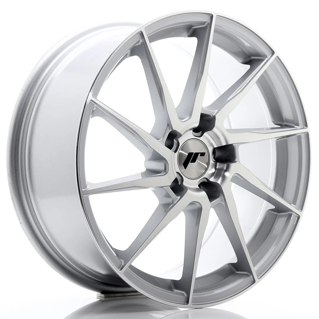 JR Wheels JR36 8x18 ET35 5x120 Silver Brushed Face