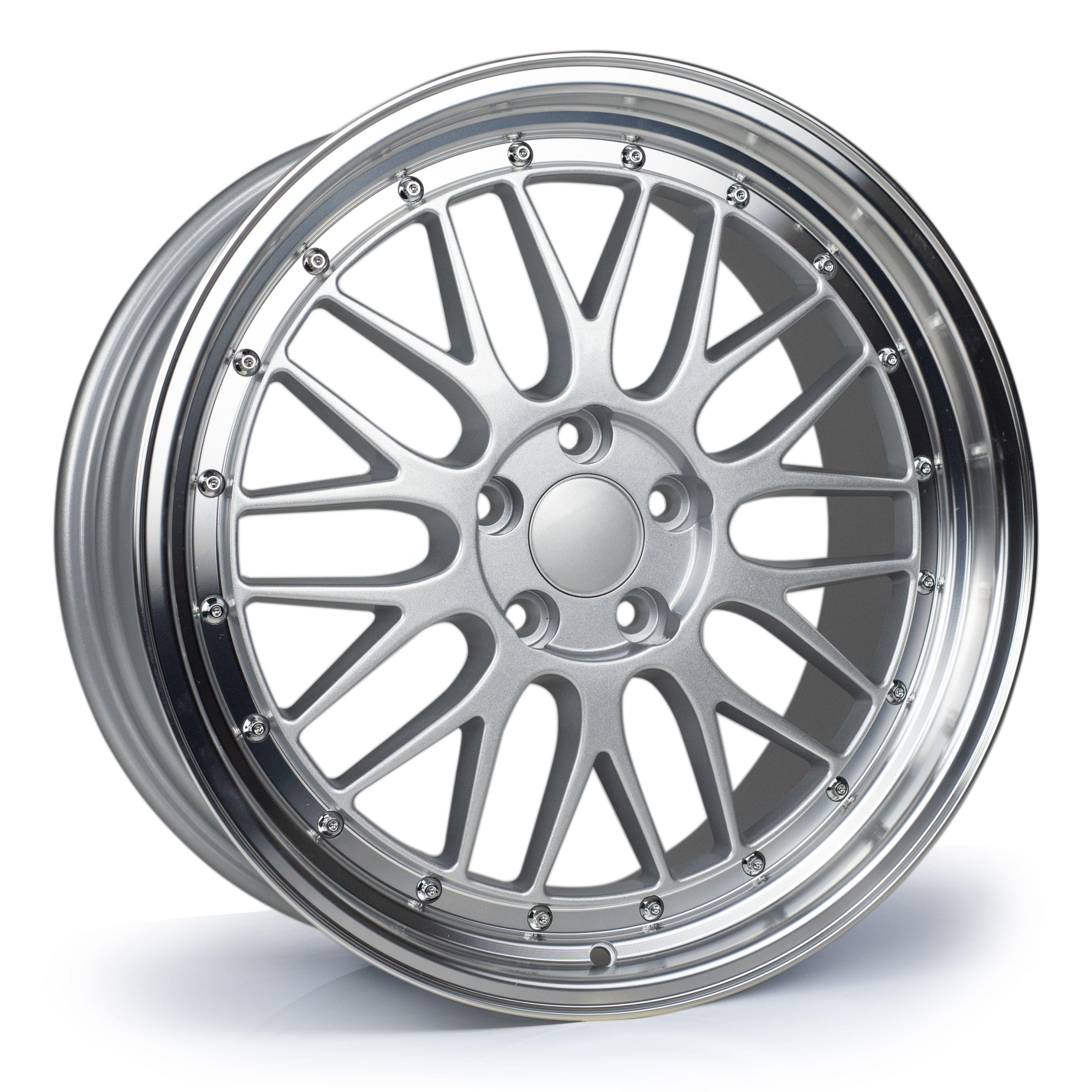 Dare LM 9X18 5x112 ET38 NB73.1 Silver Polished Lip