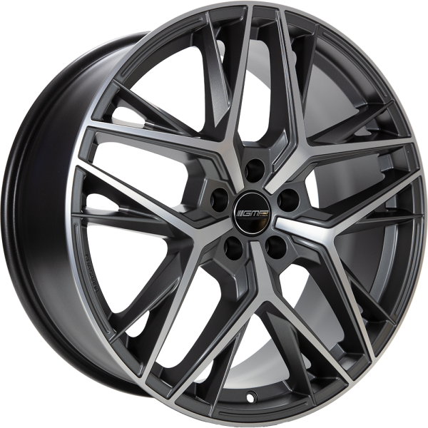 GMP Lunica  7,5x19 ET35 5x114.3 NB73.1 Black diamond
