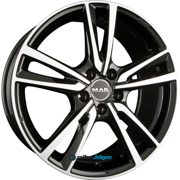 MAK ICONA 7x18 ET43 5x100 NB56.1 Black Mirror