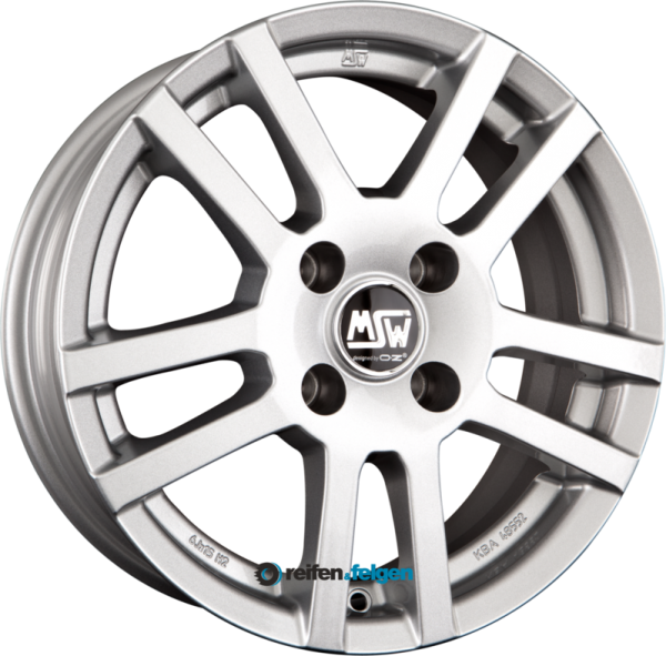 MSW MSW 22 6.5x16 ET37 4x100 NB63.3 Full Silver