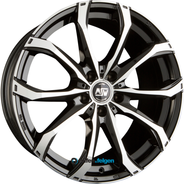 MSW MSW 48 8.5x20 ET45 5x120 NB72.5 Gloss Black Full Polished