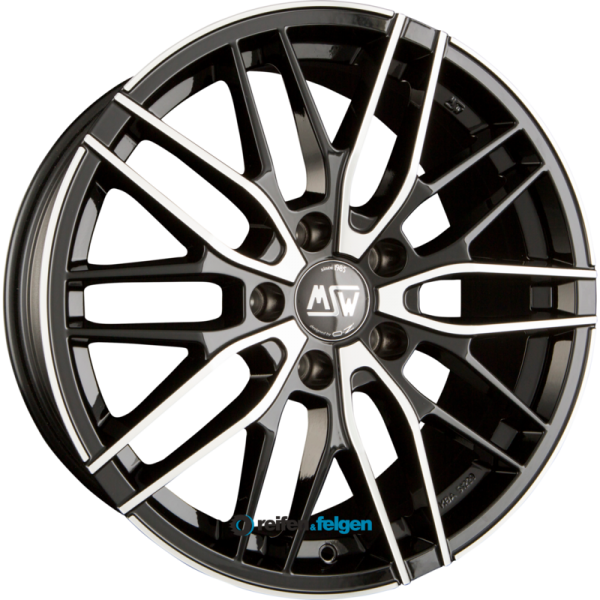 MSW MSW 72 7x17 ET40 5x114.3 NB73.1 Gloss Black Full Polished