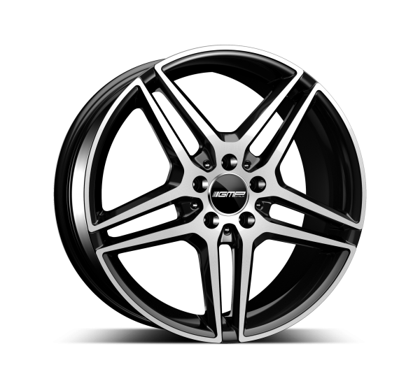 GMP Mythos  7,5x17 ET35 5x112 NB66.6 Black diamond
