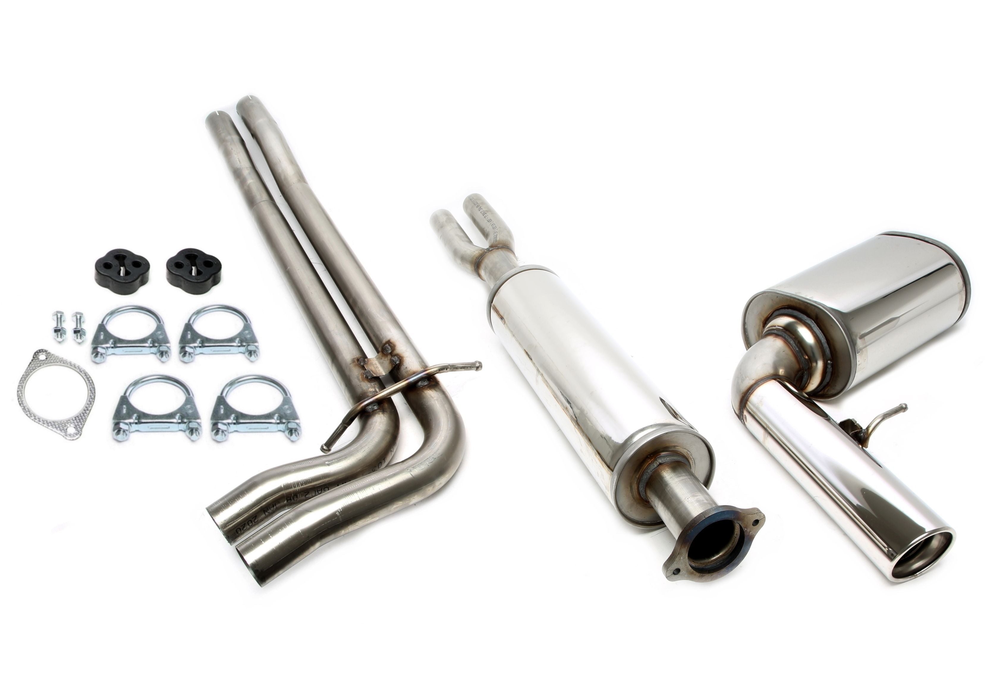 TA Technix Sportauspuffanlage 1x100mm passend für Volvo S60 I Turbo Typ R