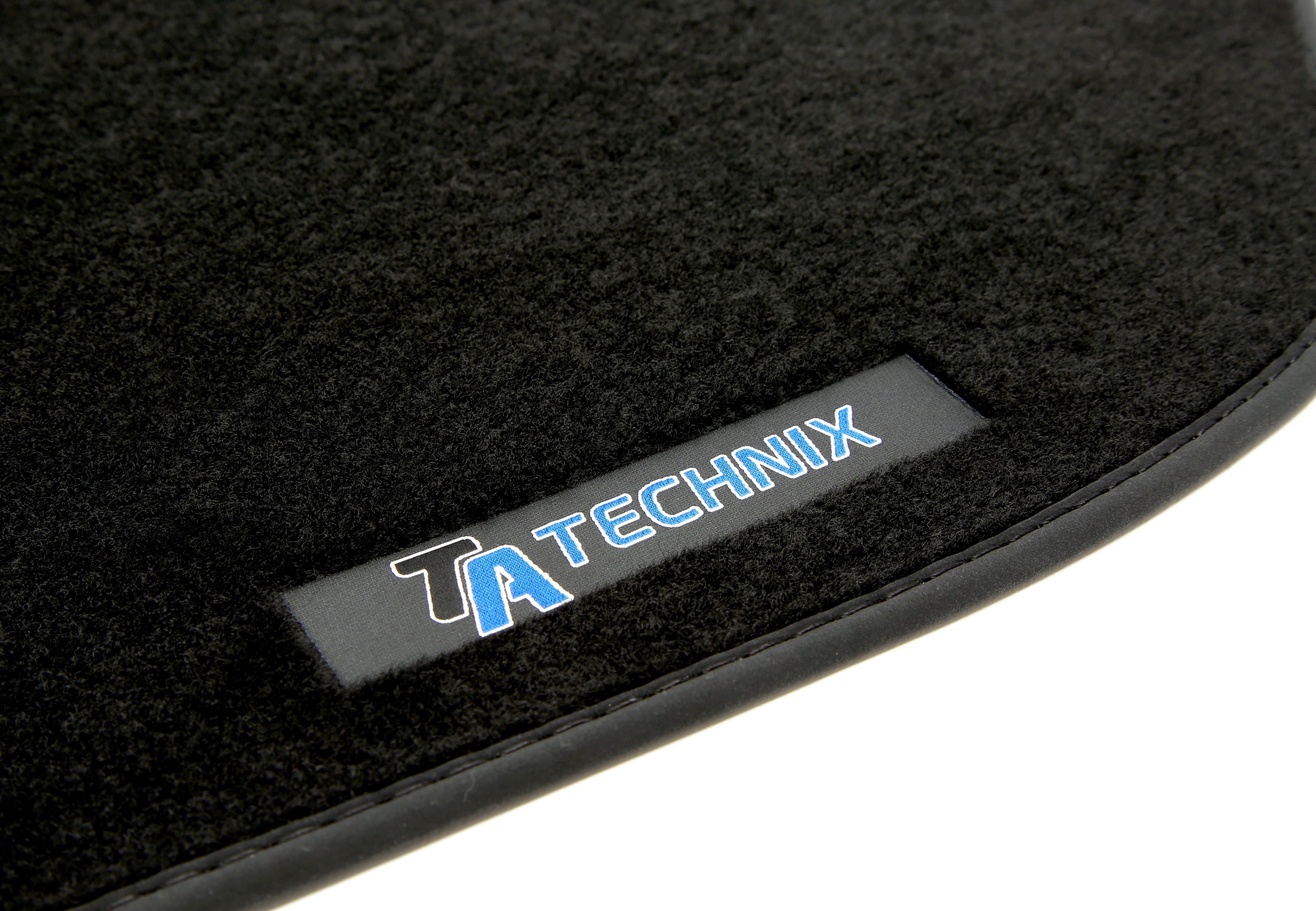 TA Technix Fußmatten Set mit Logo passend für Audi A6 Typ 4G, A7 Typ 4G