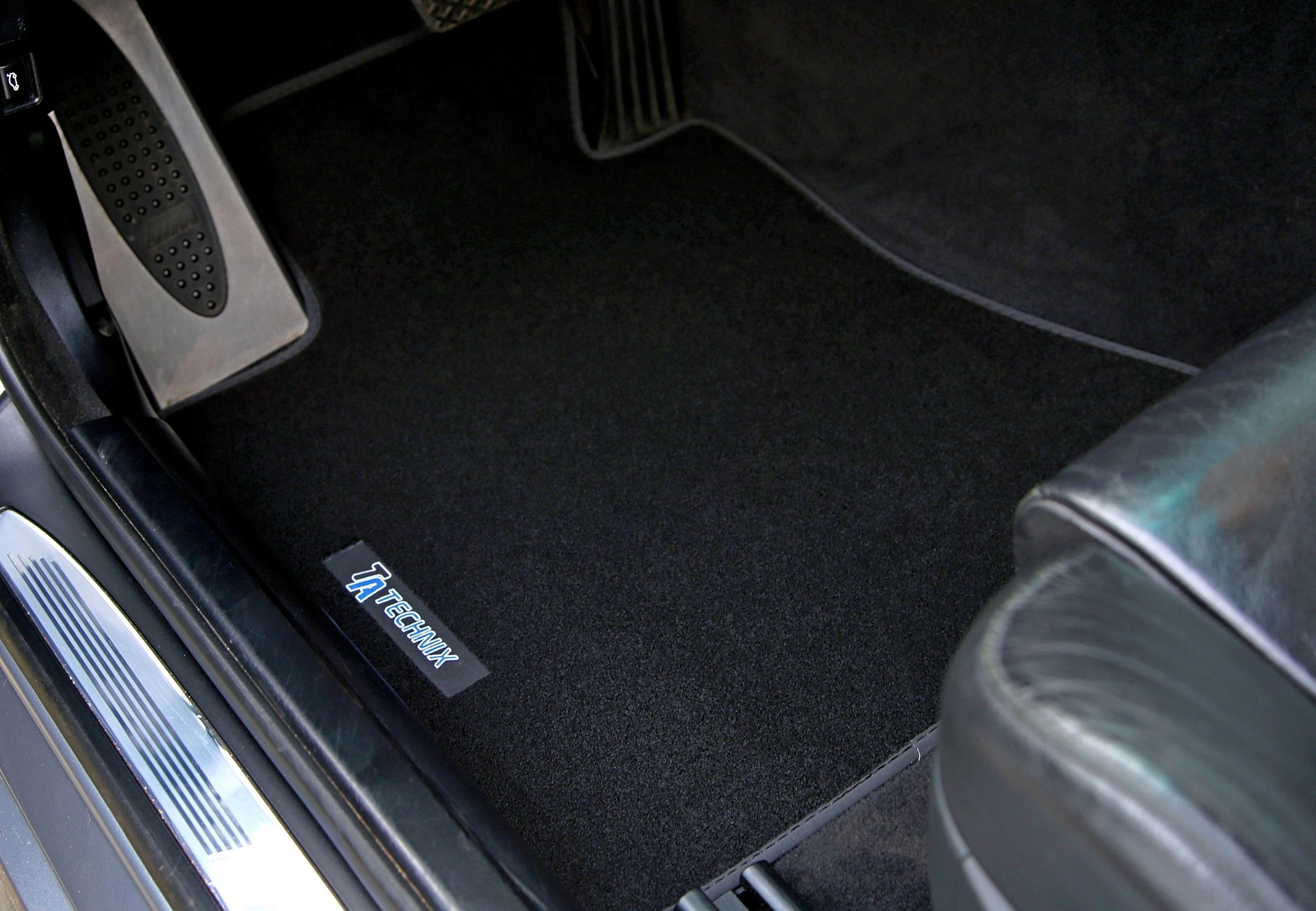 TA Technix Fußmatten Set mit Logo passend für Audi A6 Typ 4G, A7 Typ 4G