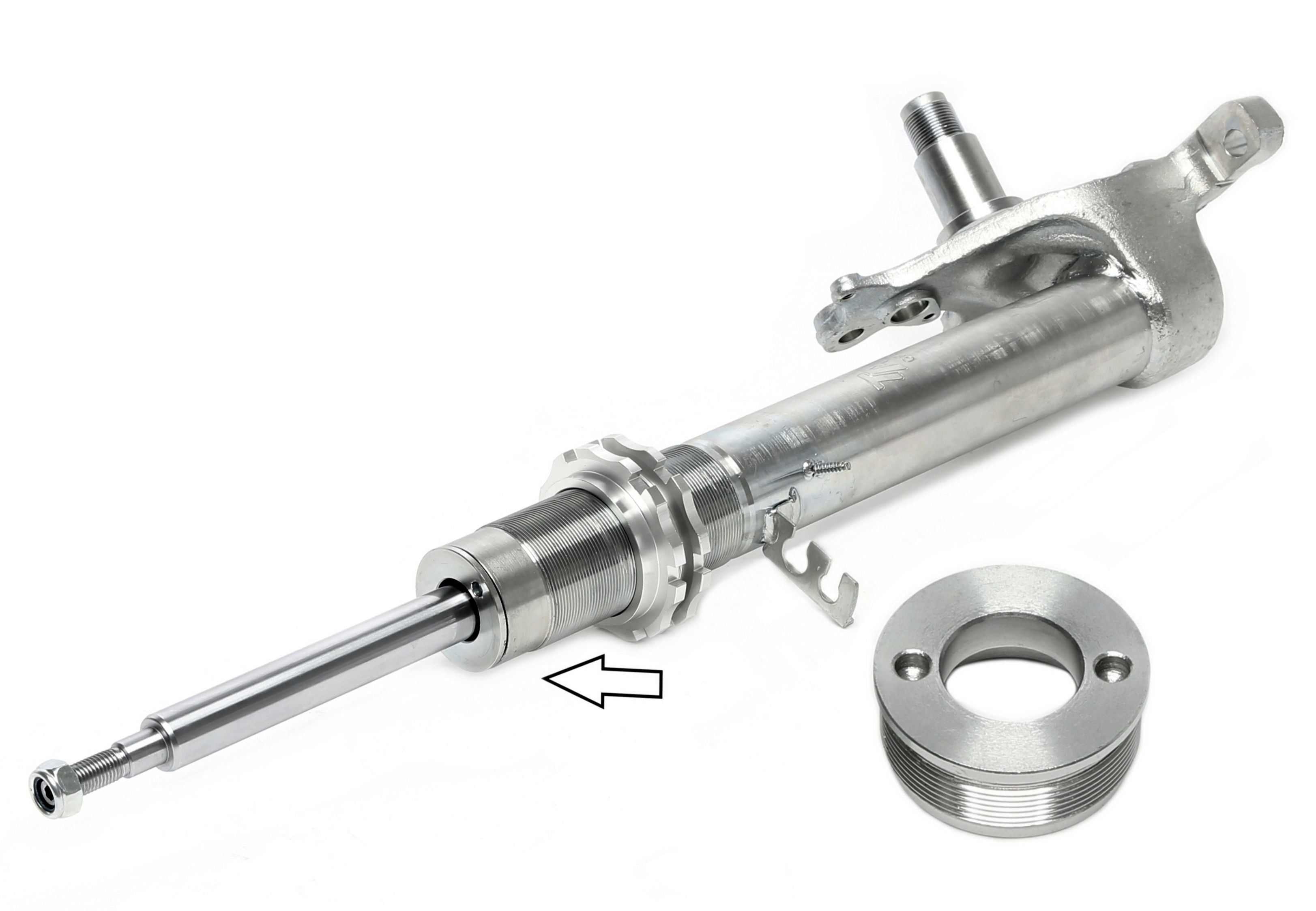TA Technix universelle Gehäuse Verschlussmutter für Federbeineinsätze / Patronen mit einem Dämpferkörper Ø 43mm