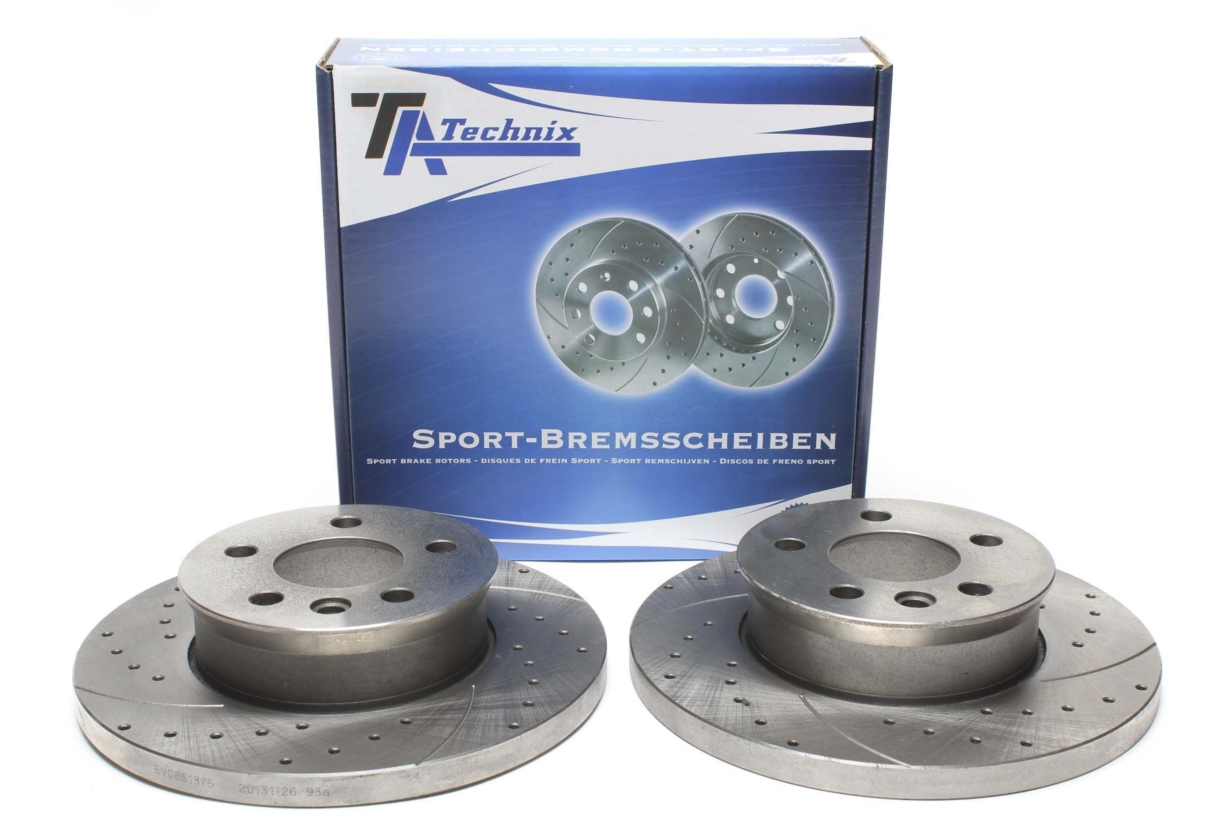 TA Technix Sport Bremsscheiben Satz Vorderachse passend für VW T4