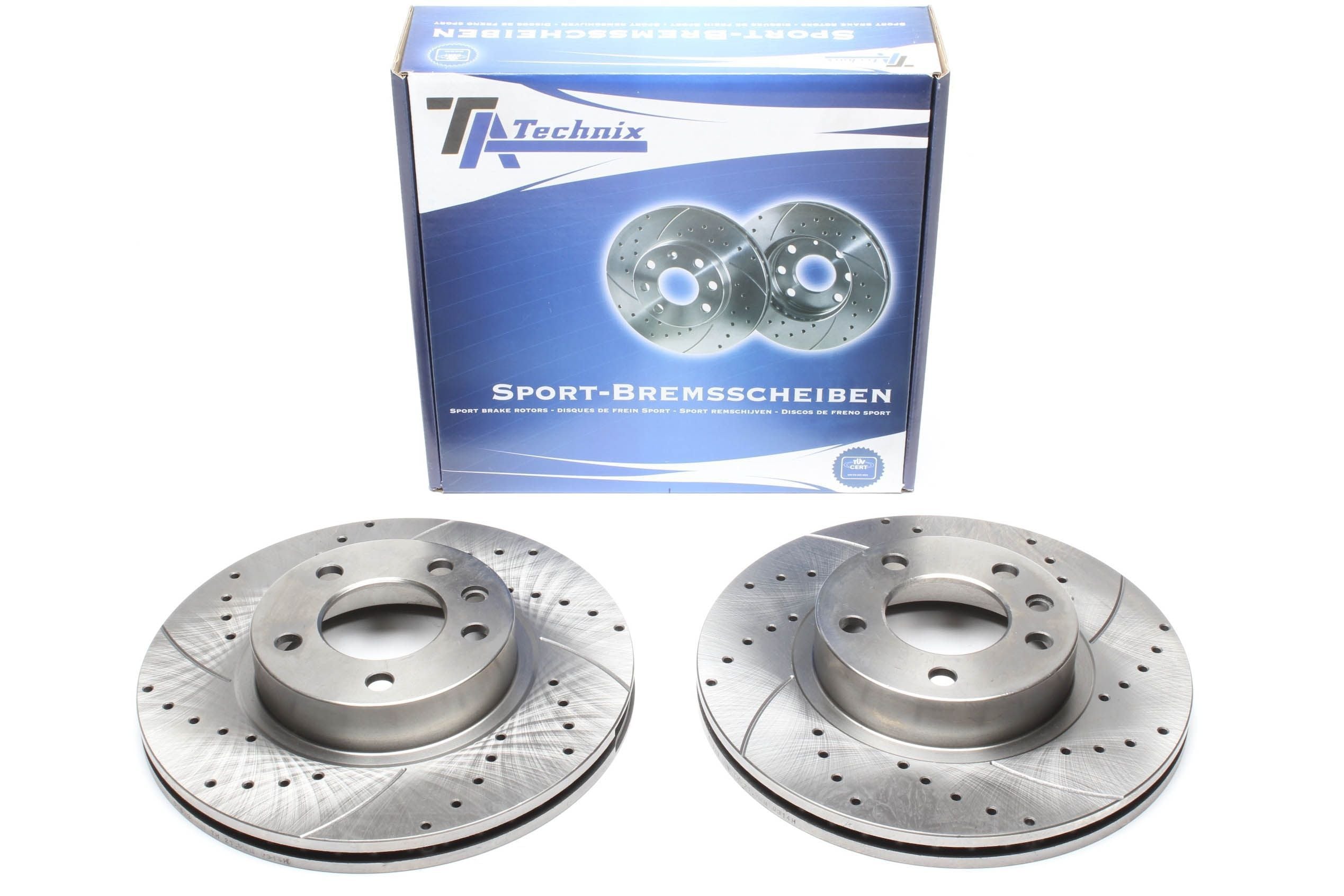 TA Technix Sport Bremsscheiben Satz Vorderachse passend für Opel Omega B