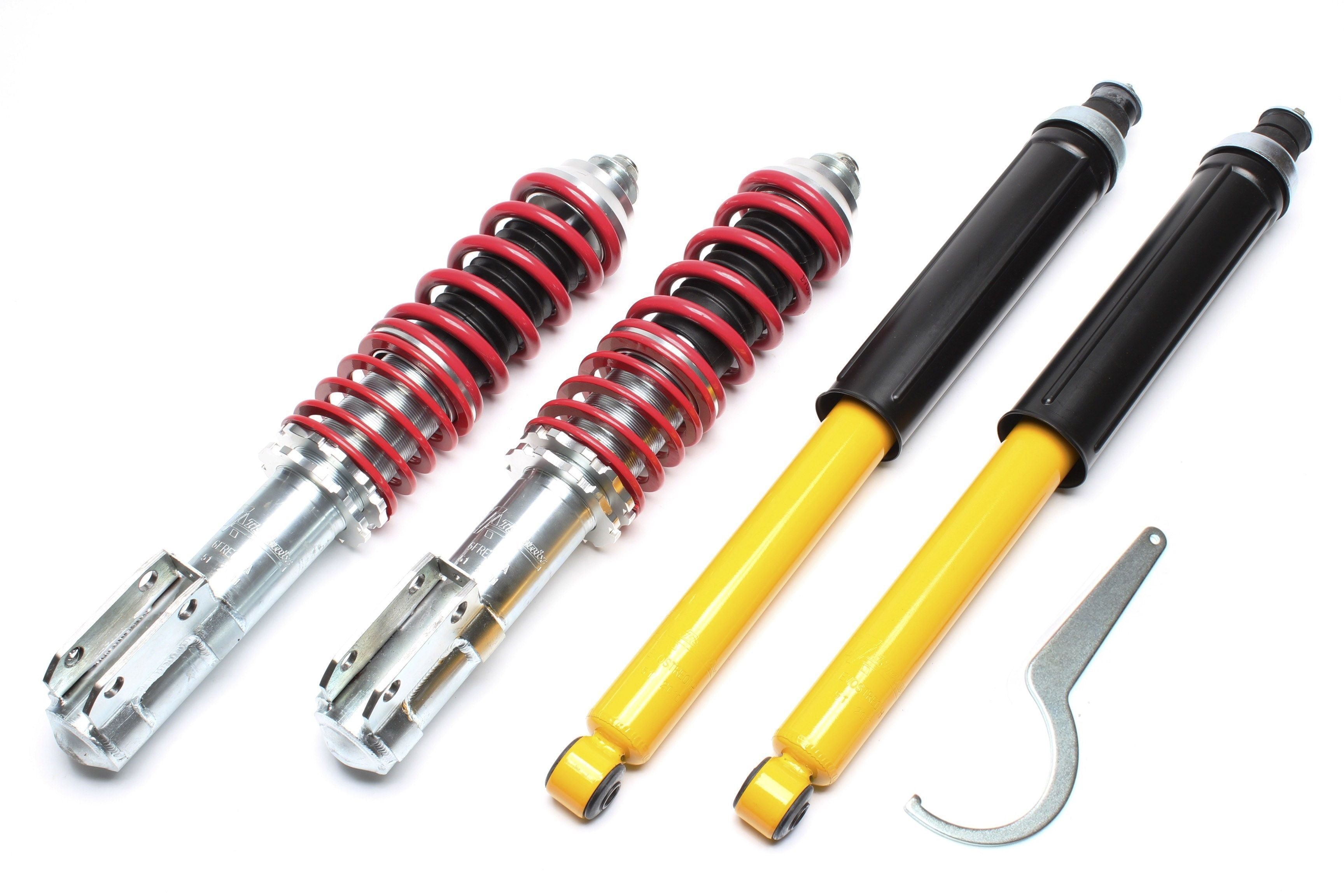 TA Technix Gewindefahrwerk passend für Renault 19 I+II, -​Chamade, -​Cabriolet 