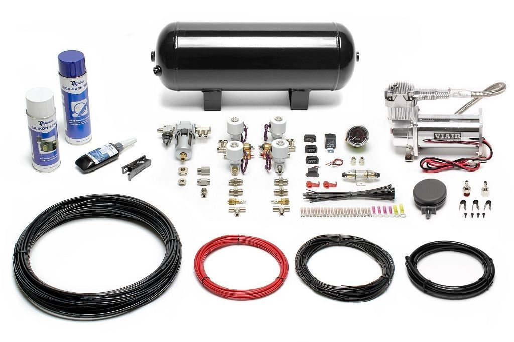 TA Technix /Viair härteverstellbares Luftfahrwerk passend für VW Touran (1T)