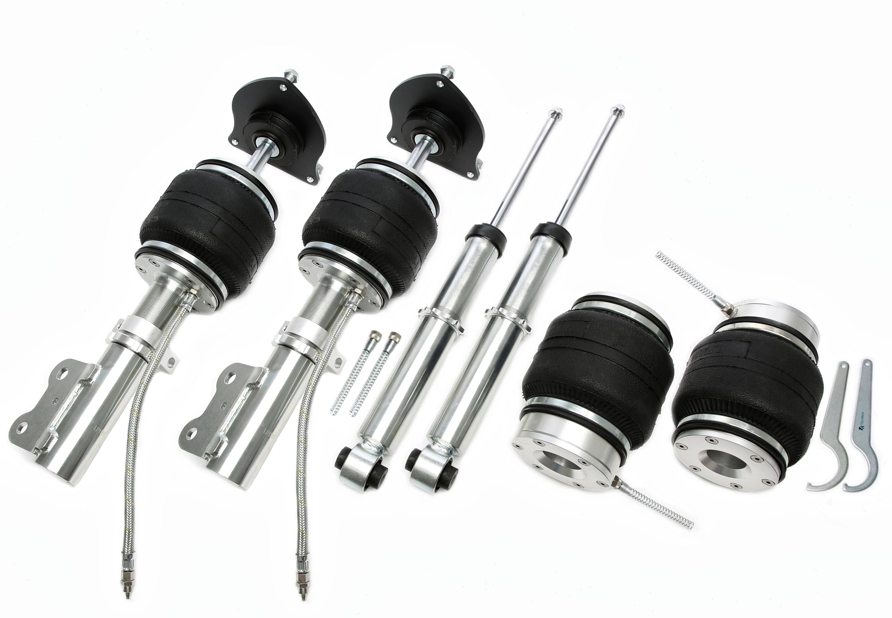 TA Technix Luftfahrwerk mit Airmanagement passend für Mercedes Benz A Klasse W176/CLA Coupe Typ C117/X117+GLA Klasse Typ X156