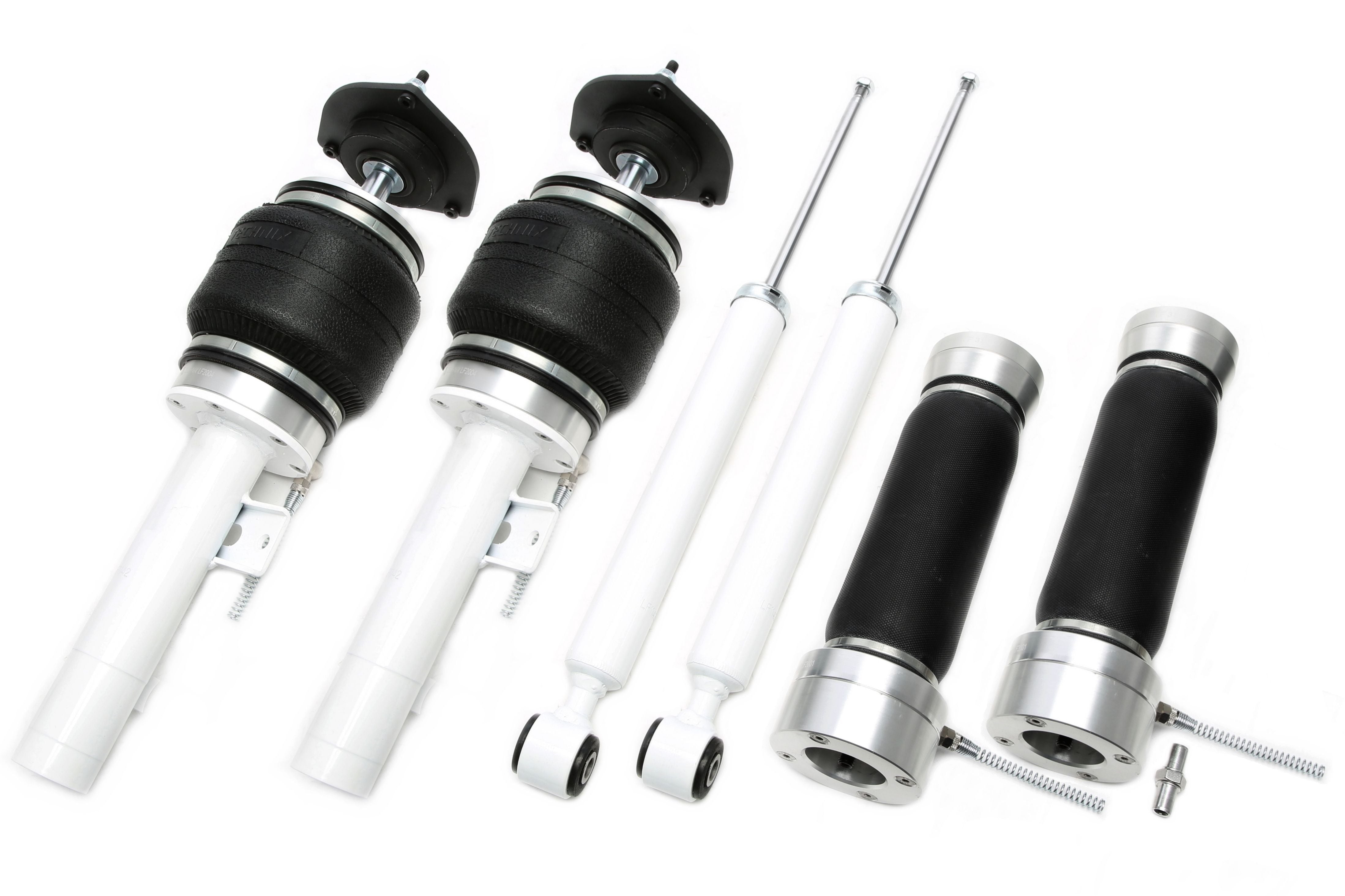 TA Technix Luftfahrwerk mit Airmanagement passend für Seat Ibiza V (KJ), VW Polo VI (AW)