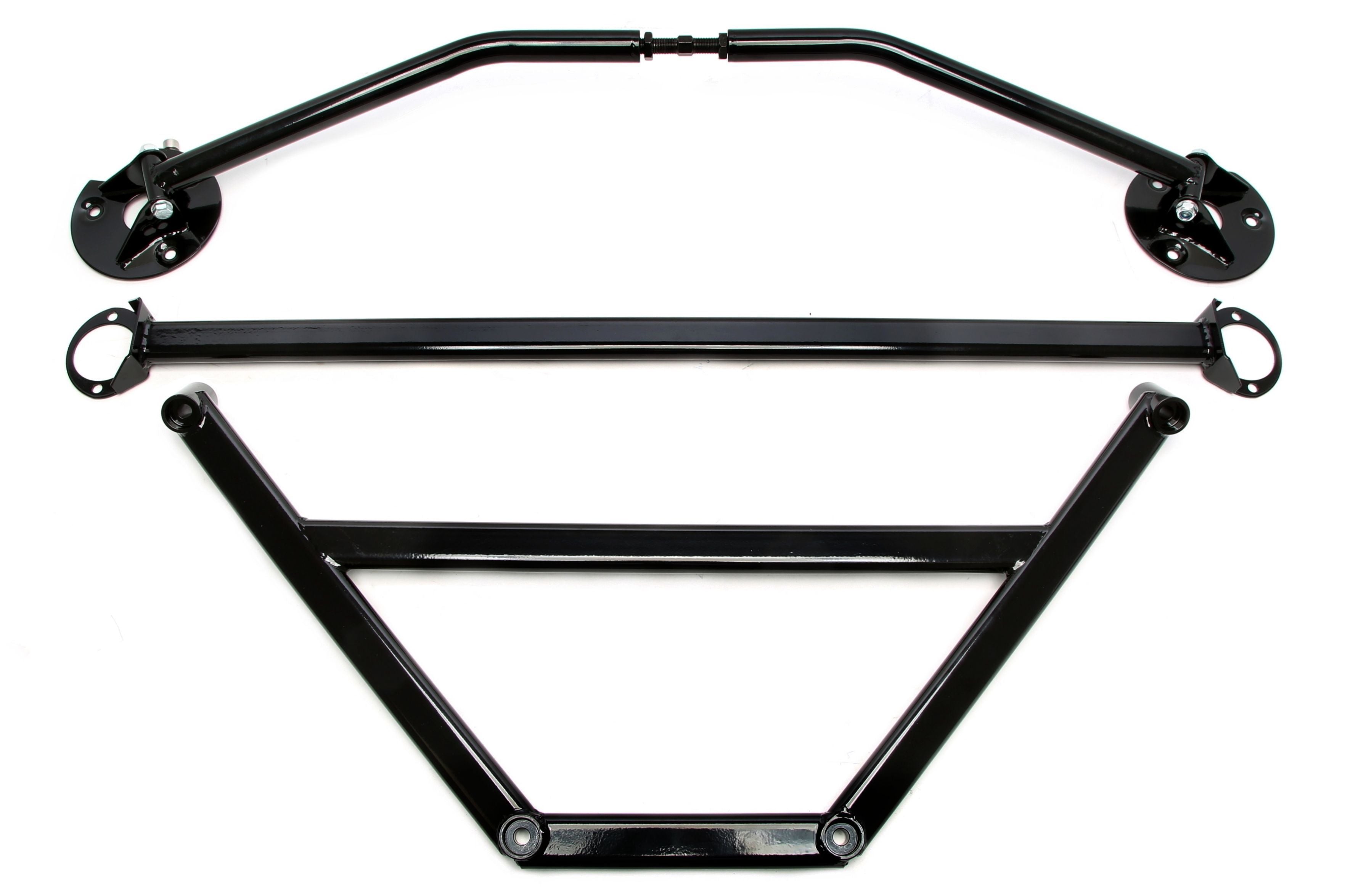TA Technix Stahl-​Domstreben Kit schwarz passend für BMW 3er Serie E30