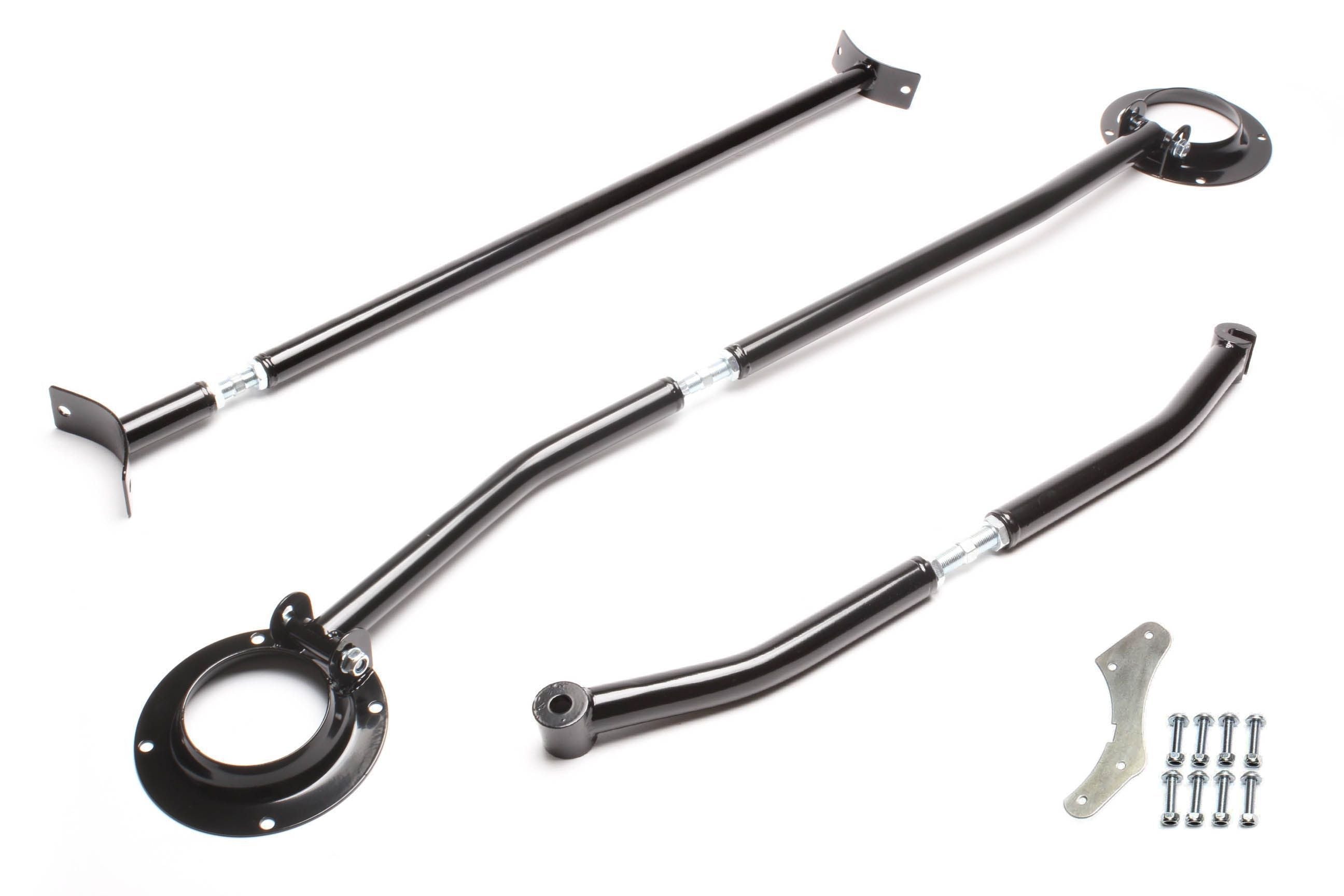 TA Technix Stahl-​Domstreben Kit, schwarz passend für VW Golf II/Jetta II/Corrado