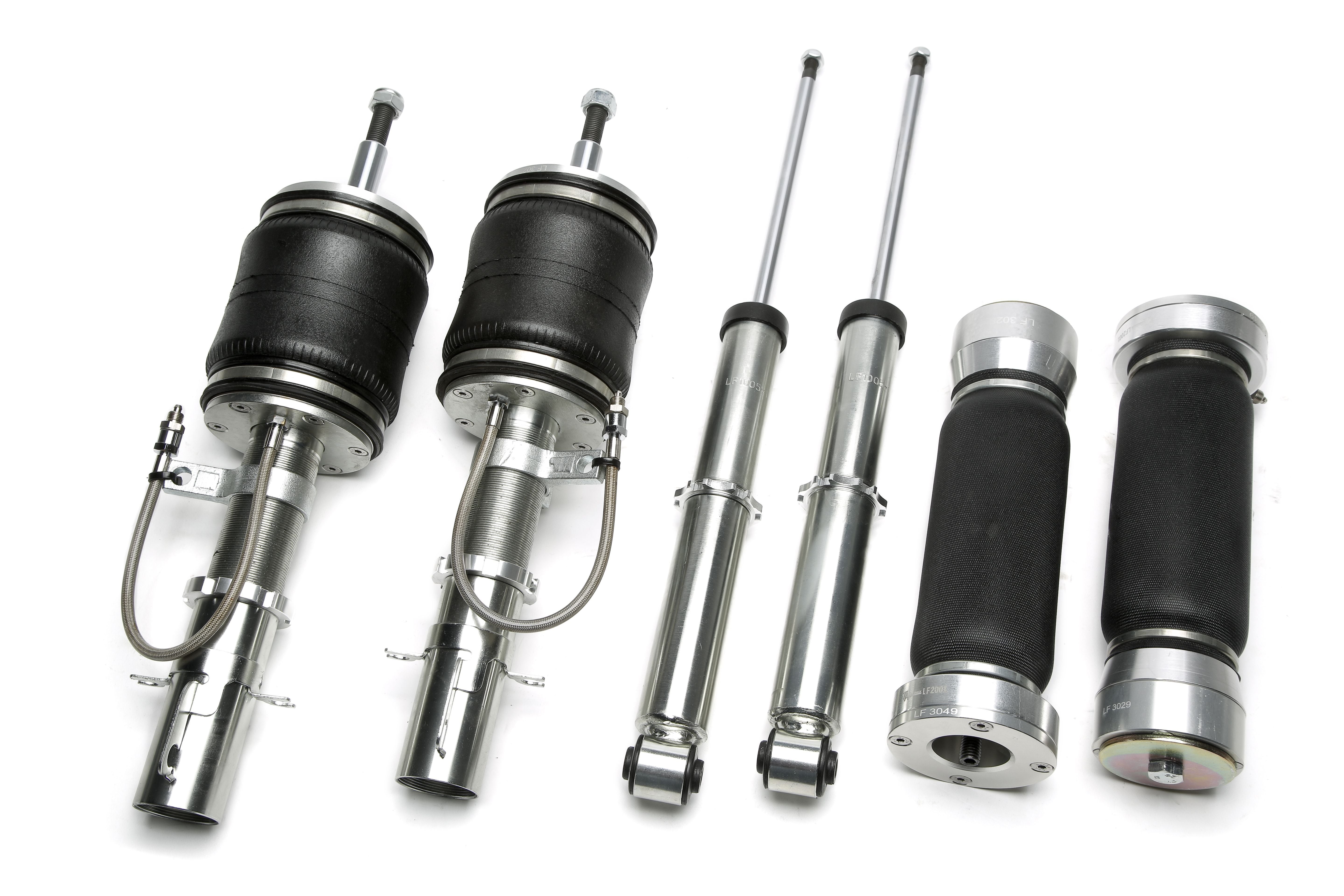 TA Technix Luftdämpfersatz mit Verstellsystem passend für Audi A3 (8L), TT (8N)/ Seat Leon, Toledo II (1M)/ Skoda Octavia ...