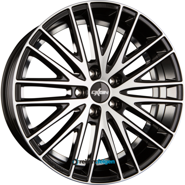 OXIGIN 19 OXSPOKE 10.5x20 ET40 5x120 NB76.9 Black Full Polish mit Hinterdrehung (BFPHD)