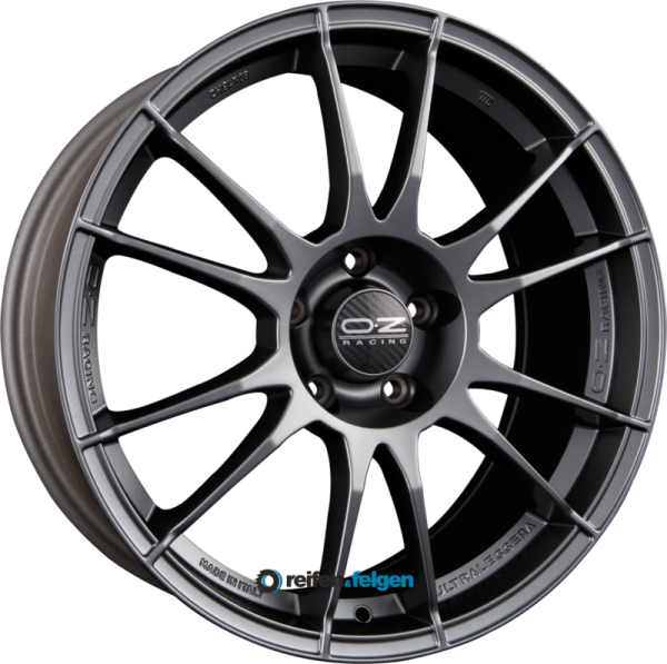 OZ ULTRALEGGERA 7.5x17 ET35 5x100 NB68 Matt Graphite Silver