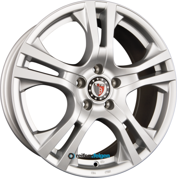 PLATIN WHEELS P 53 6.5x16 ET31 5x114.3 NB72.6 Silber