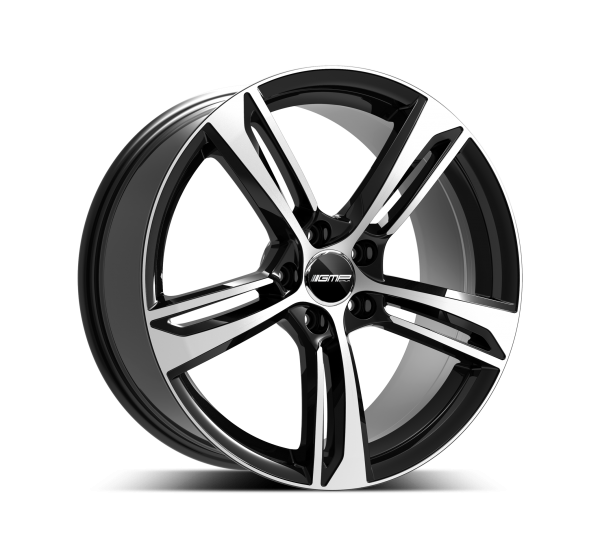GMP Paky  8,5x20 ET25 5x112 NB66.5 Black diamond