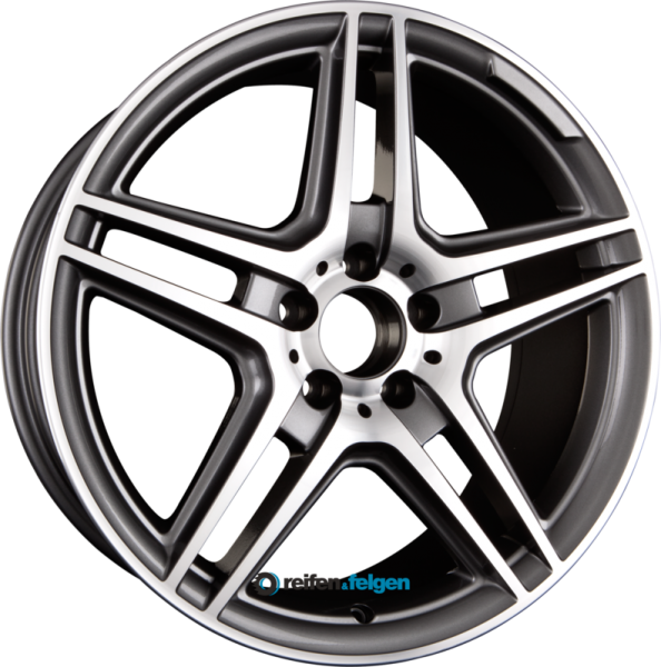 R STYLE WHEELS STAR EVO 9.5x19 ET45 5x112 NB66.6 Anthrazit Poliert