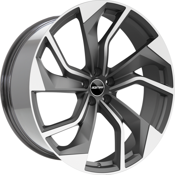 GMP Rebel  9x22 ET40 5x112 NB66.5 Black diamond